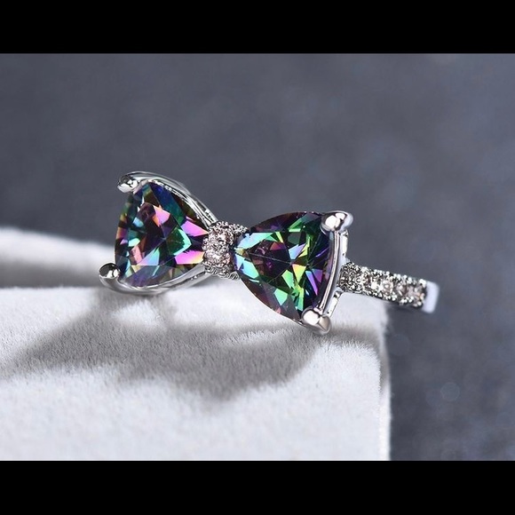 Multicolored bow ring - Picture 4 of 4